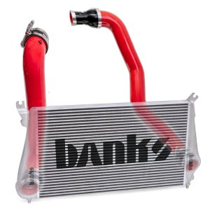 GMC 3500 Intercooler Kit - Banks Power - Techni-Cooler System - Red - `12-`16